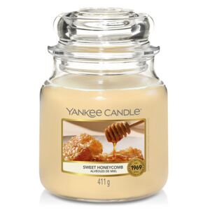 Yankee Candle vonná sviečka Sweet Honeycomb Classic stredná