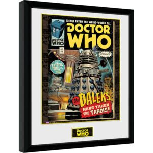 Rámovaný Obraz - Doctor Who - Daleks Tardis Comic