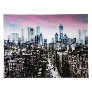 KARE DESIGN Obraz na skle NY Skyline 120×160 cm