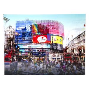 KARE DESIGN Obraz na skle Piccadilly Circus 120×160 cm