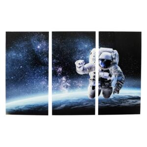 KARE DESIGN Obraz Triptychon Man in Space