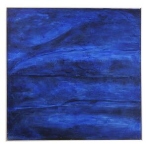 KARE DESIGN Olejomaľba Abstract Deep 155×155 cm – modrá