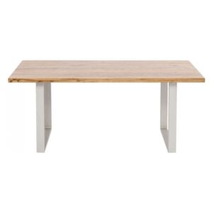 KARE DESIGN Stôl Jackie Oak 200×100 cm – strieborná