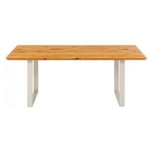 KARE DESIGN Stôl Symphony Oak – strieborná 200×100 cm