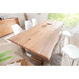 Dizajnový jedálenský stôl Massive, 300 cm, akácia