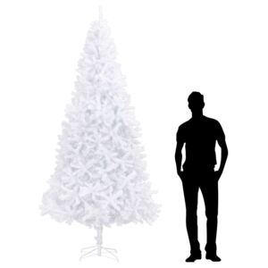 Umelý vianočný stromček 300 cm, biely