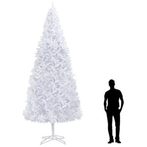 Umelý vianočný stromček 400 cm, biely