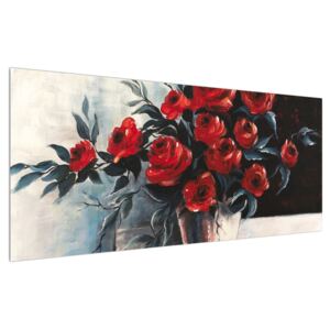 Obraz ruží (120x50 cm)