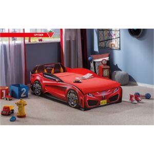 Cilek Detská posteľ auto 70x130 cm Spyder červená
