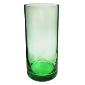 Váza Sima sklenená rovná zelená