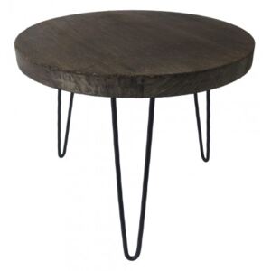 Konferenčný stolík Shape 45x36x45 (tmavé drevo)