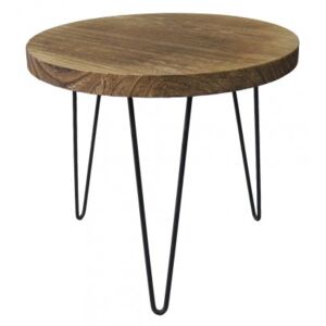 Konferenčný stolík Shape 34x31x34 (svetlé drevo)