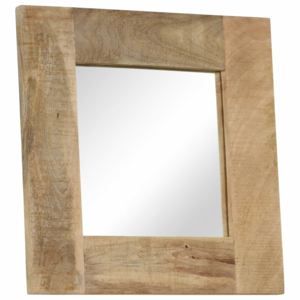 Zrkadlo masívne mangovníkové drevo 50x50 cm