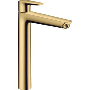 Hansgrohe Talis E - Páková umývadlová batéria 240 s odtokovou súpravou s tiahlom, leštený vzhľad zlata 71716990