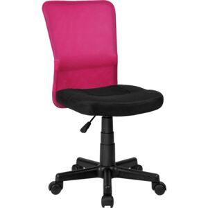 Tectake 401797 kancelářská židle patrick - černá/růžová