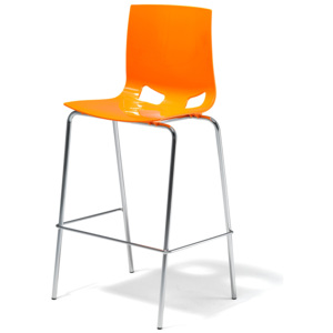 Barová stolička Juno, oranžová