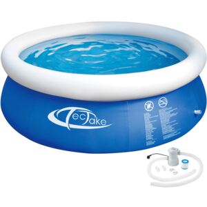 Tectake 402898 bazén kruhový s filtračným čerpadlom ø 300 x 76 cm - modrá