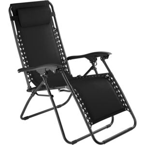 Tectake 402927 zahradní židle giuseppe - černá