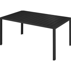Tectake 403296 záhradný stôl simona - černá