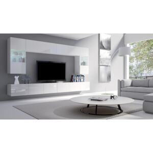Dizajnová obývacia stena Aries biela