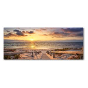 Foto obraz akrylový Chodník na pláž pl-oa-125x50-f-165069331