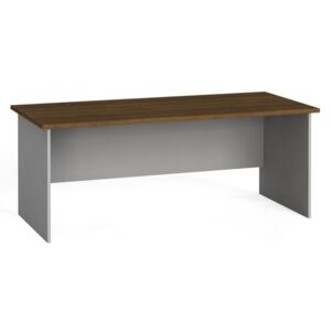 Kancelársky písací stôl rovný 180x80 cm, orech