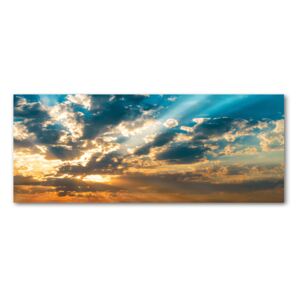 Foto obraz akrylový na stenu Západ slnka neba pl-oa-125x50-f-88420659
