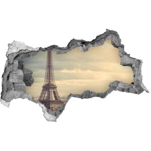 Fototapeta diera na stenu 3D Eiffelova veža Paríž