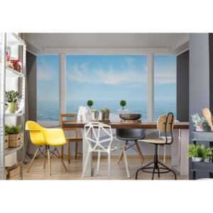 Fototapeta GLIX - Sea And Sky 3D Penthouse View + lepidlo ZADARMO Vliesová tapeta - 254x184 cm