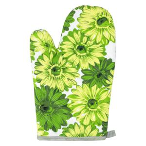 Jahu Chňapka Kvety zelená, 28 x 18 cm