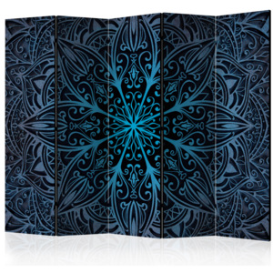 Paraván - Feathers (Blue) II [Room Dividers] 225x172