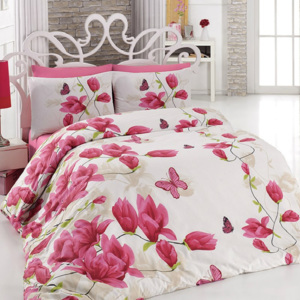 Bavlnené obliečky Alize Pink, 140 x 220 cm, 70 x 90 cm