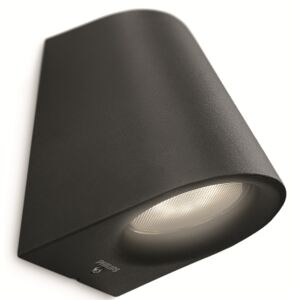LED vonkajšie nástenné svietidlo Philips Virgo 17287/30/16 - čierna