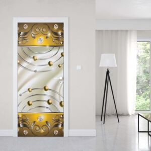 GLIX Fototapeta na dvere - Abstract Modern Design Yellow