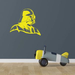 GLIX Darth Vader - samolepka na stenu Žltá 80x70 cm