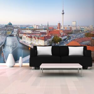 Fototapeta Bimago - Berlin view from Fischerinsel + lepidlo zadarmo 200x154 cm