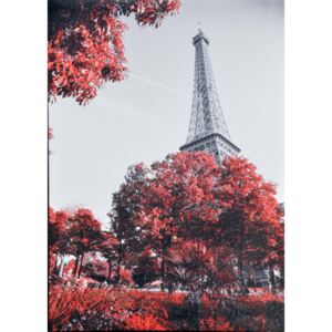 Falc Obraz na plátne - Eiffelovka v červenej, 50x70 cm