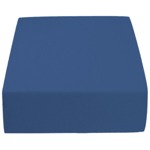 Jersey plachta tmavo modrá 160x200 cm