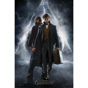 Plagát - Fantastické zvery: Grindelwaldove zločiny (Newt & Dumbledore)
