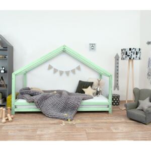 Benlemi Detská posteľ domček Sidy 70x160 cm Farba: Pastelová zelená