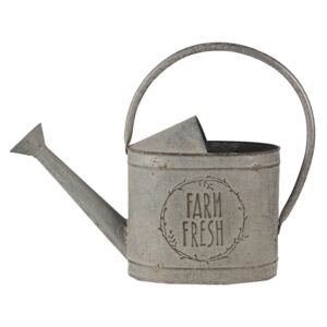 Dekoratívne sivá retro kanva Fresh farm - 45 * 16 * 33 cm