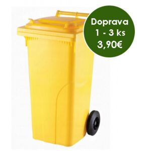 Popolnica Odpadová nádoba Europlast 120L - Žltá