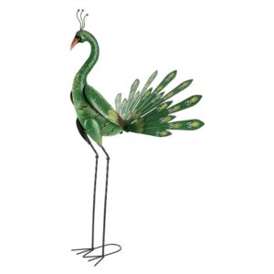 Livarno Home Solárny dekoratívny vták (páv / zelená ) (100329574)