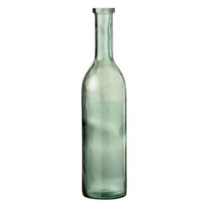 Váza zelená sklenená fľaša 2ks set CLUB EXPEDITION