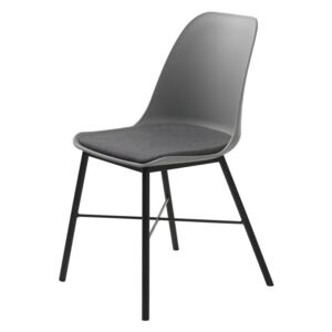 Dizajnová stolička Jeffery sivá