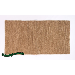 0,70x1,40m - Vlnený tkaný koberec Maya Uni Camel