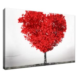 Obraz na plátne Červený strom lásky 30x20cm S-2504A_1T(P)