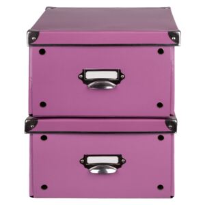 MELINERA® Úložný maxi box, 2 kusy, ružová (100300228)