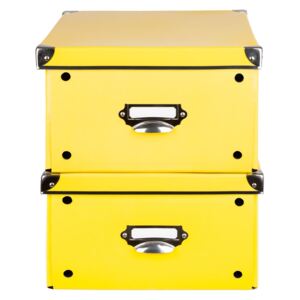MELINERA® Úložný maxi box, 2 kusy, žltá (100300228)