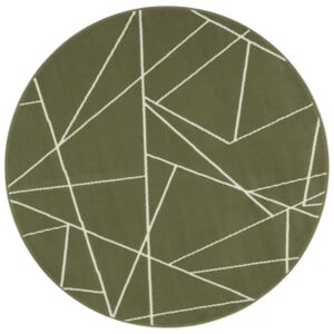 Mujkoberec Original Kusový koberec 104280 Green - 140x140 (průměr) kruh cm